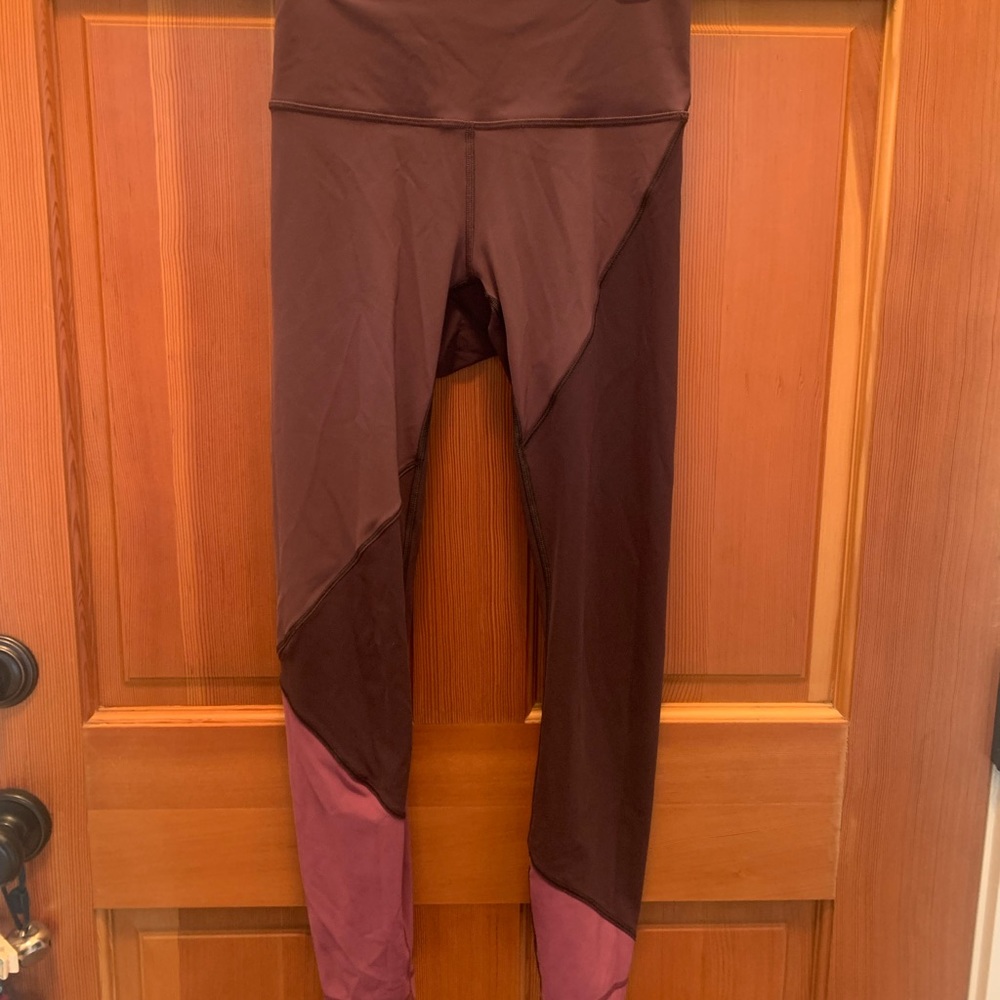 Lululemon Wunder Under Color Block Leggings